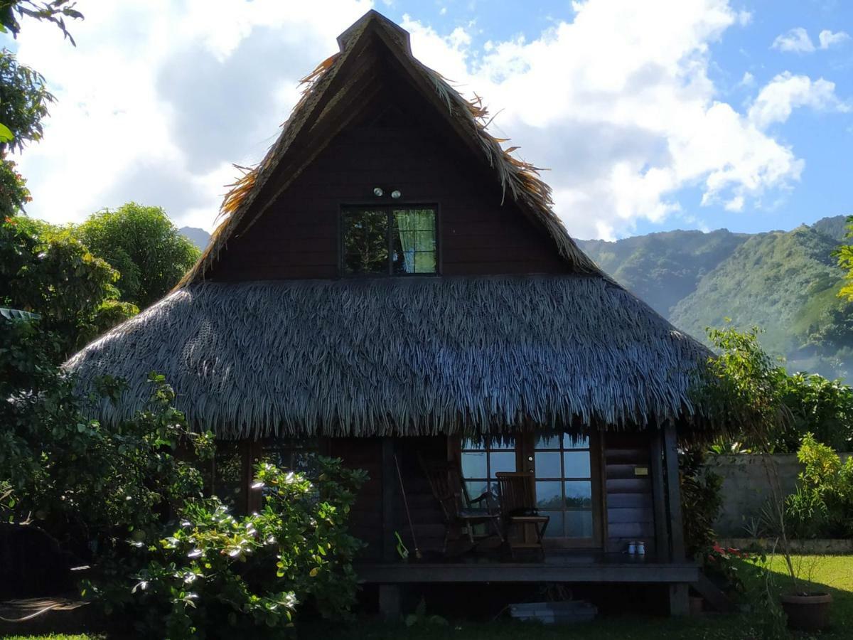 Villa Bungalow Bord De Mer à Paea Extérieur photo