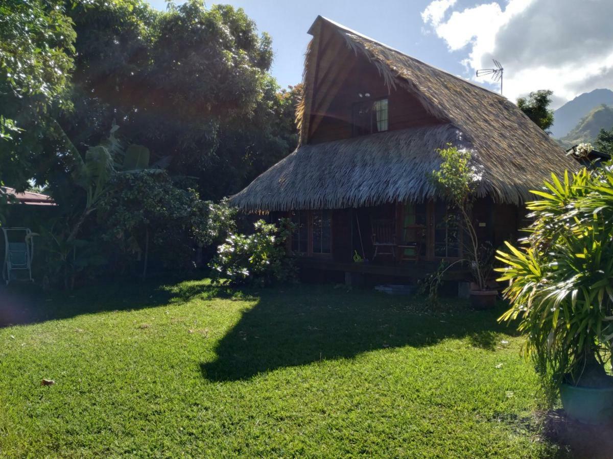 Villa Bungalow Bord De Mer à Paea Extérieur photo