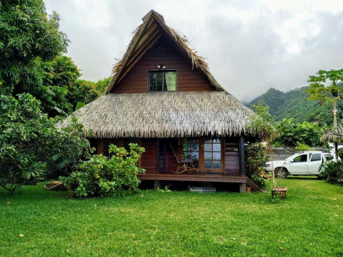 Villa Bungalow Bord De Mer à Paea Extérieur photo