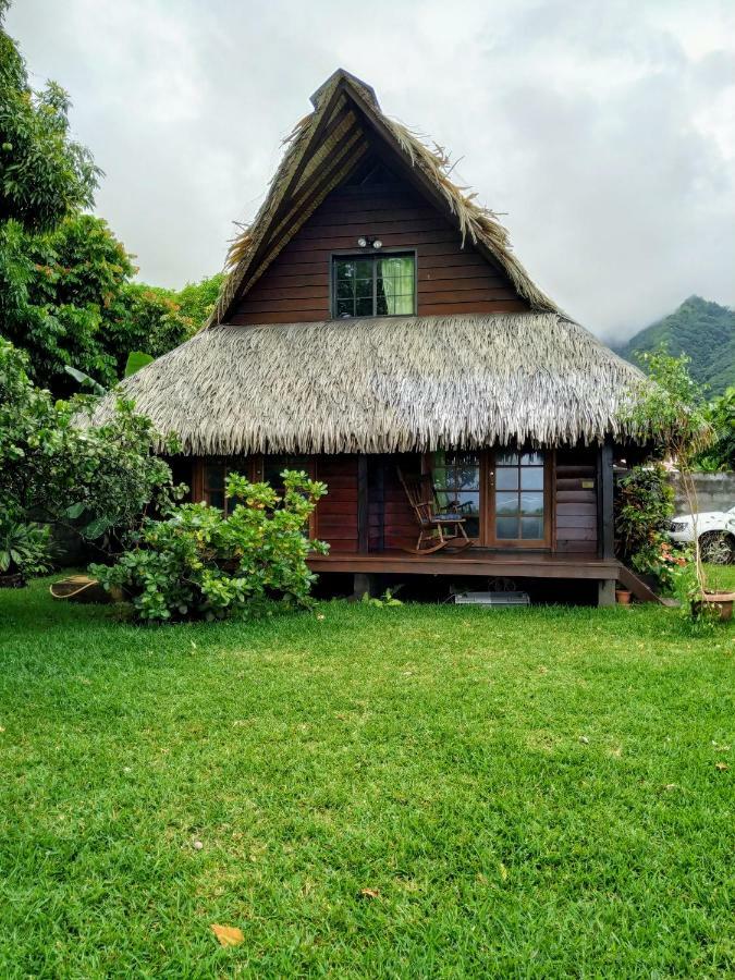 Villa Bungalow Bord De Mer à Paea Extérieur photo